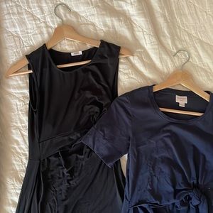 Bundle of boob 2 small dresses and 1 shirt. Maternity/Breastfeeding friendly.